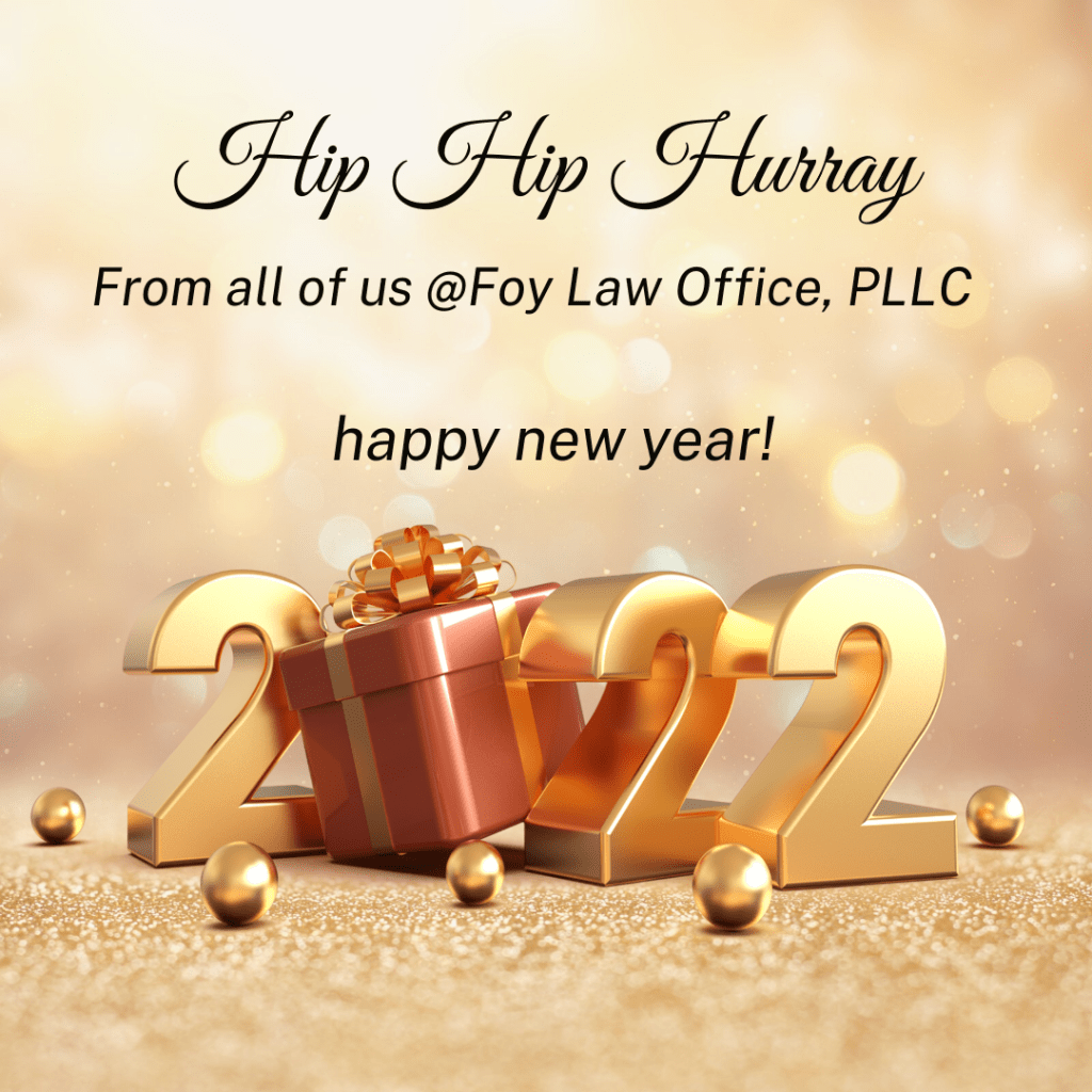 Happy New Year Foy Law Office